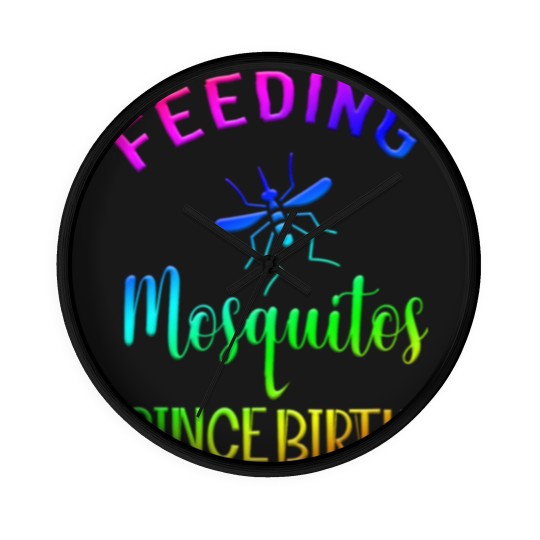 Discover feeding mosquitos Since Birth Wall Clocks