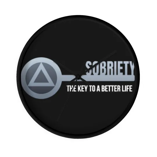 Discover Sobriety Key - Sobriety - Wall Clocks