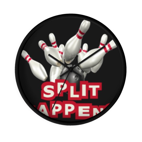 Discover Bowling Split Happens Wall Clocks