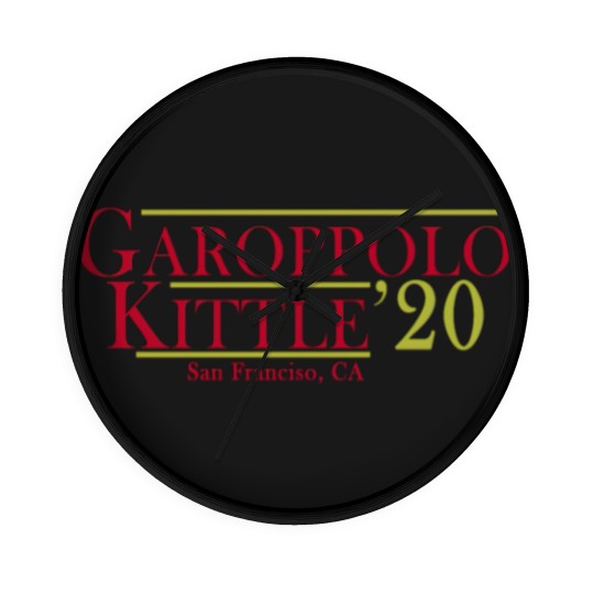 Discover Garoppolo Kittle 2020 San Francisco CA Wall Clocks