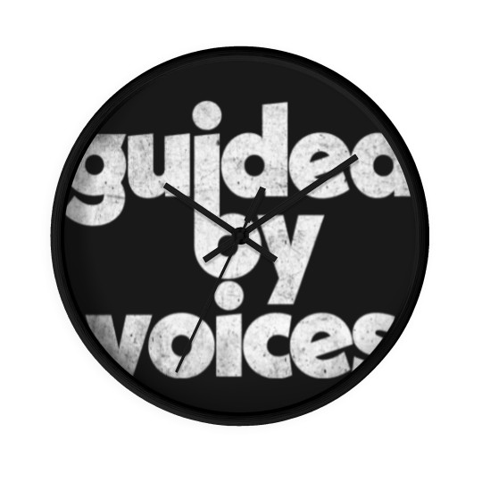 Discover Guided By Voices / Faded Style Retro Typography Design - Guided By Voices - Wall Clocks