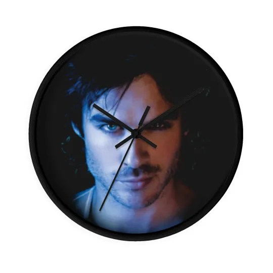 Discover The Vampire Diaries Damon birthday chirstmas Wall Clocks