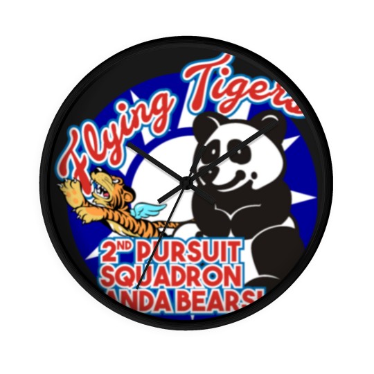 Discover AVG Flying Tigers - 2nd Pursuit 'Panda Bears' Wall Clocks