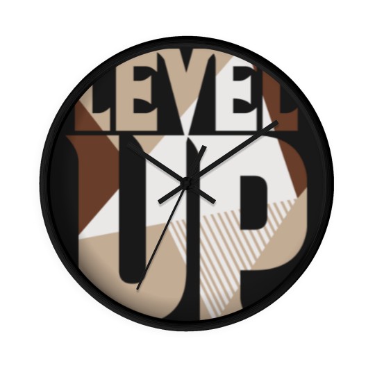 Discover Level Up Dunk High Light Chocolate Matching Sneaker Wall Clocks
