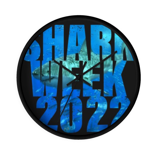 Discover Shark Week 2022 V-Neck Wall Clocks
