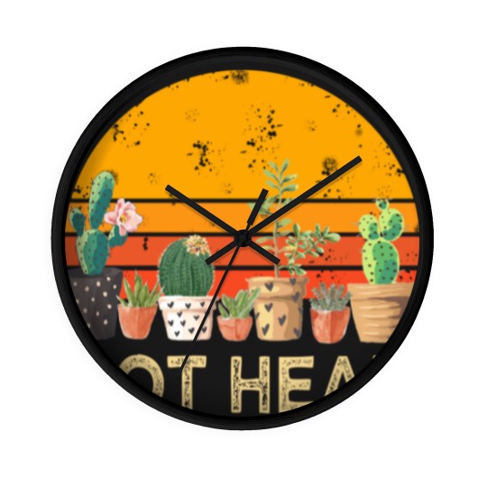 Discover Pot Head Stone Flowers Wall Clocks