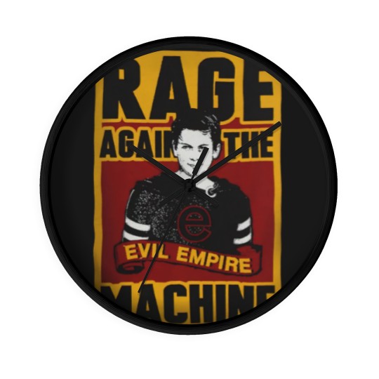 Discover Hot Topic Rage Against Evil Empire Poster Wall Clocks