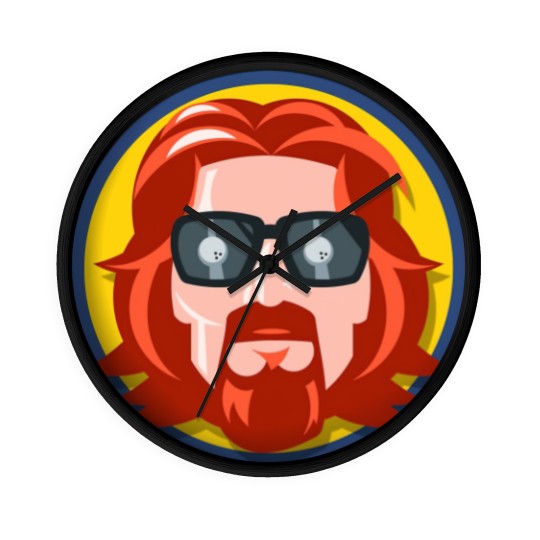 Discover The Big Lebowski The Dude Bowling Abider Unisex Wall Clocks