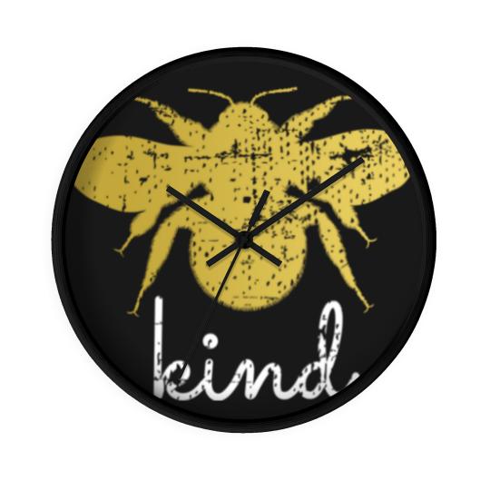 Discover Womens Vintage Be Kind - Bumblebee Bee Kind Kindness Wall Clocks