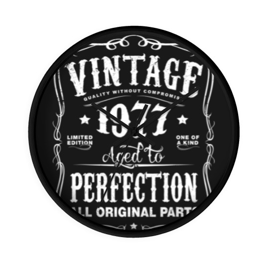 Discover Vintage Made In 1977 41st Birthday Wall Clocks