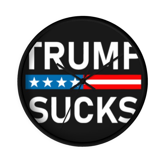 Discover Trump Sucks Wall Clocks