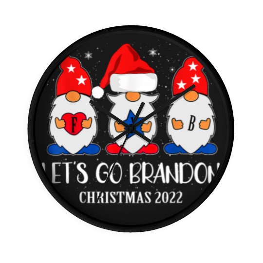 Discover Let's Go Brandon Conservative Merry Christmas 2022 Costume Wall Clocks