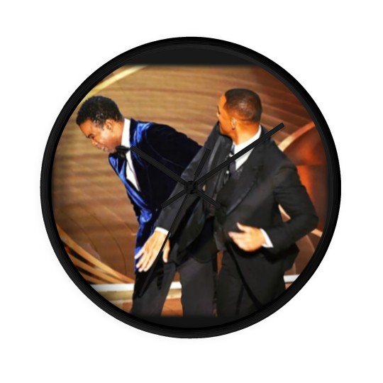 Discover Will Smith Slap Chris Rocks At Oscar Essential Wall Clocks
