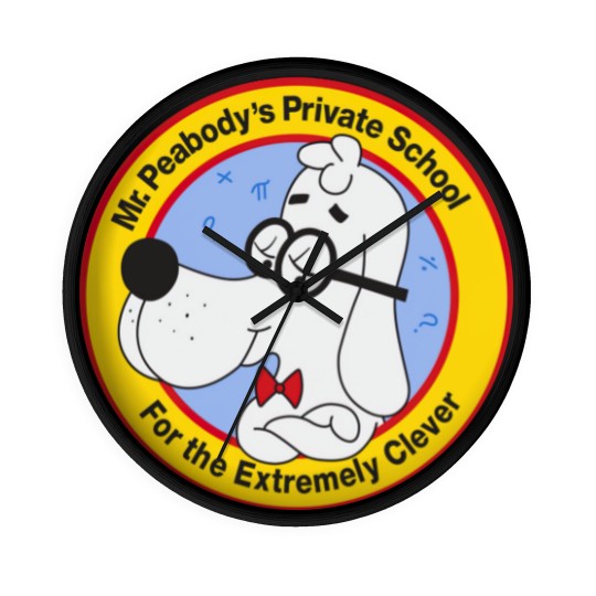 Discover Mr. Peabody's School for the Extremely Clever - Mr Peabody - Wall Clocks