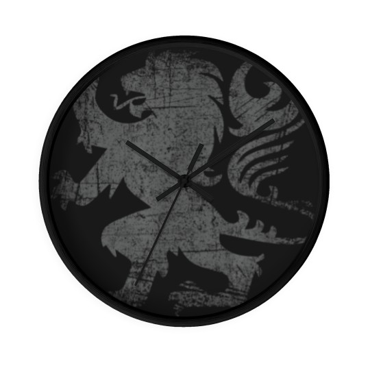Discover Scottish Flag Lion Rampant Heraldry Flag of Scotland rugby Wall Clocks
