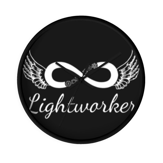 Discover Lightworker Infinity Angel Wings Wall Clocks