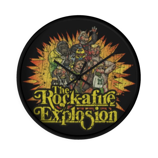 Discover Rock a fire Explosion - Showbiz Pizza - Wall Clocks
