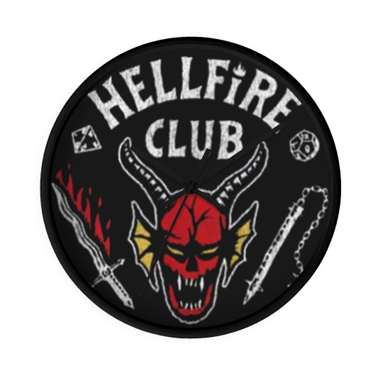Discover Stranger Things Hellfire Club Baseball Wall Clocks