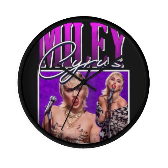 Discover Miley Cyrus Wall Clocks