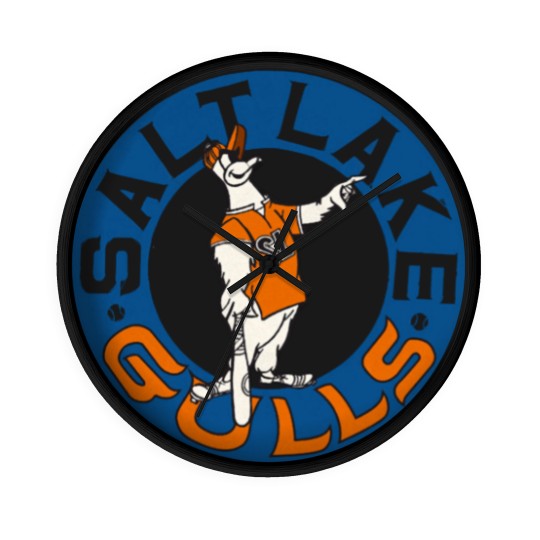 Discover Defunct - Salt Lake Gulls Baseball 1977 - Salt Lake City - Wall Clocks