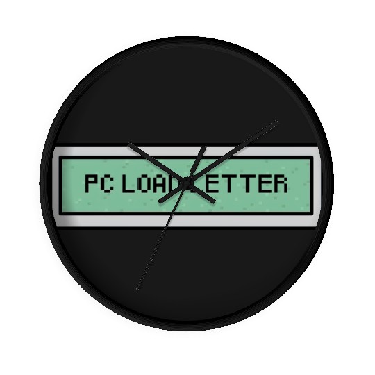 Discover PC Load Letter - Office Space - Wall Clocks