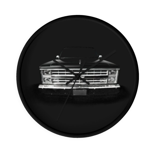 Discover Chevy Silverado Squarebody - low key Wall Clocks
