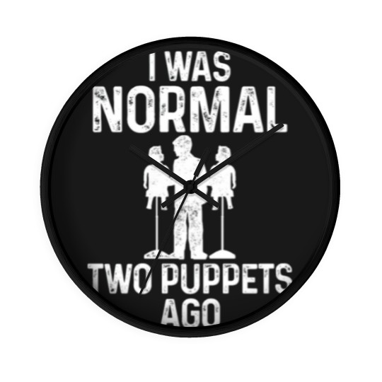 Discover Ventriloquist Puppeteer Normal Puppets Wall Clocks