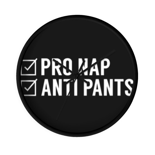 Discover Pro Nap Anti Pants Wall Clocks
