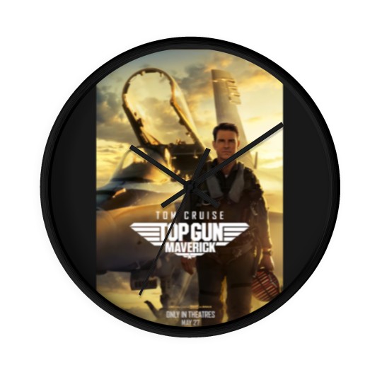 Discover Tom Cruise Top Gun Maverick Jets Flying Navy Pilot Movie 2022 New Film Wall Clocks