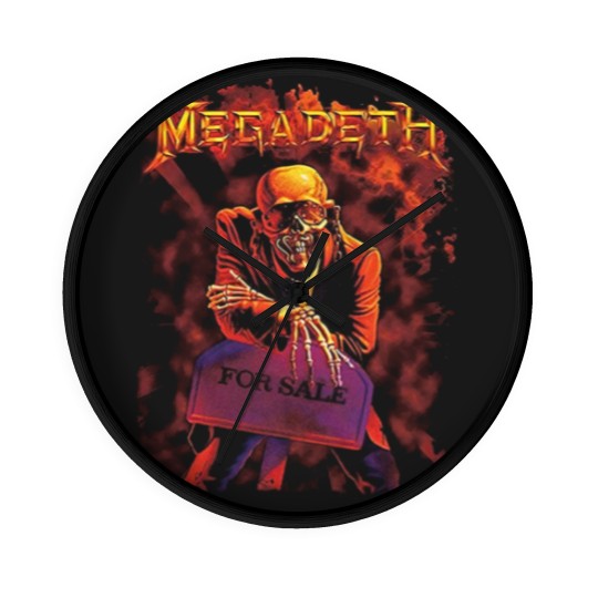 Discover Megadeth Wall Clocks Megadeth Men's Peace Sells