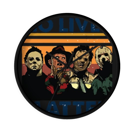 Discover No Lives Matter Wall Clocks