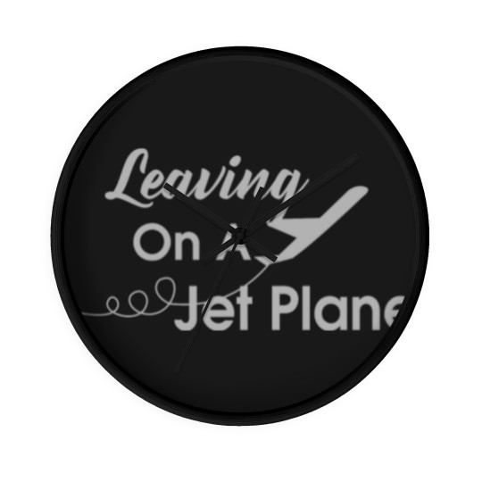 Discover leaving on a jet plane Wall Clocks