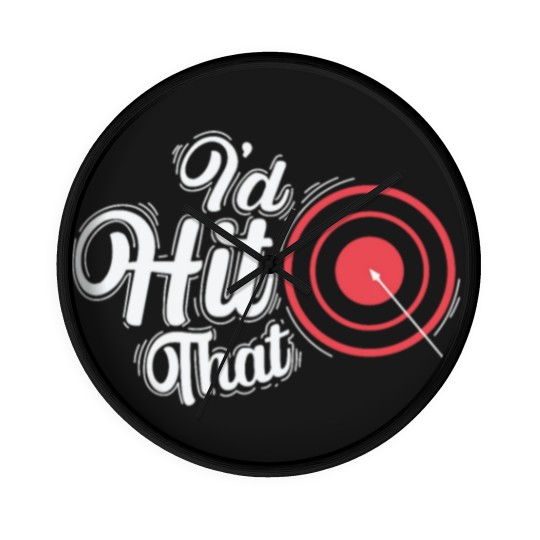 Discover Target With Arrow Archery I`d Hit That Wall Clocks