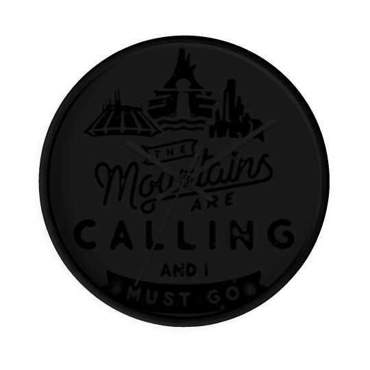 Discover The Mountains are Calling and I Must Go Wall Clocks