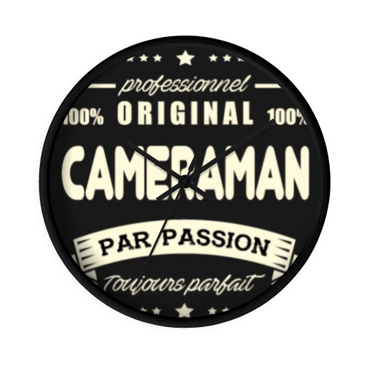 Discover Cameraman Original Wall Clocks