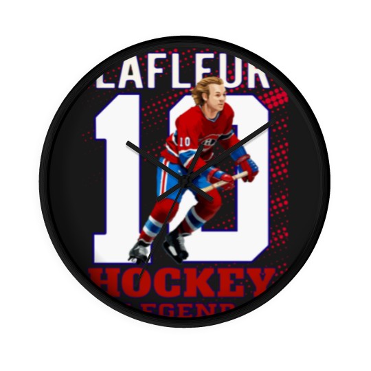Discover Guy Lafleur 10 Canadian Hockey Legend Classic Wall Clocks