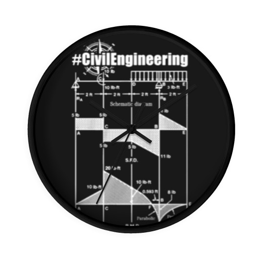 Discover Civil Engineering Wall Clocks Wall Clocks