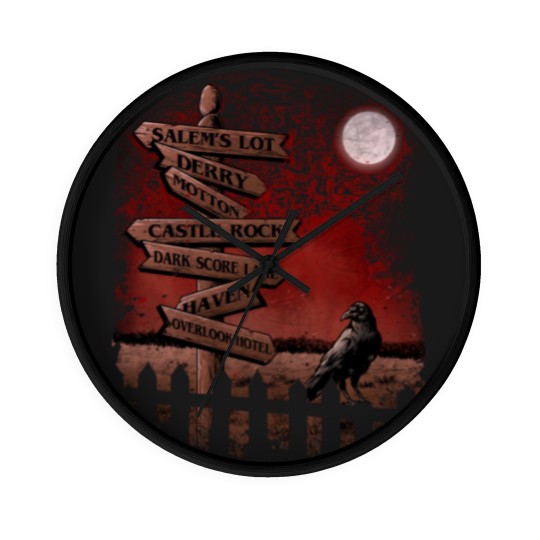 Discover Horror Crossroads - Stephen King - Wall Clocks