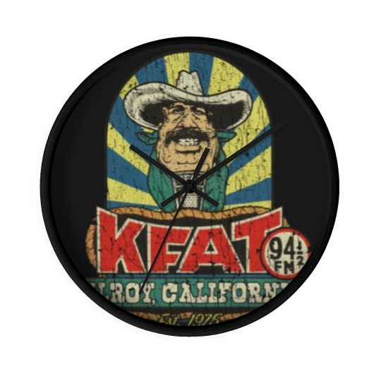 Discover KFAT 94.5 FM 1975 - Cowboy - Wall Clocks