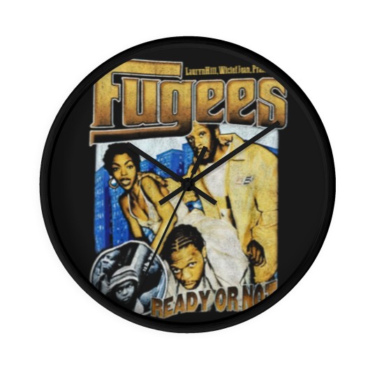 Discover Fugees Lauryn Hill Unisex Heavy Cotton Wall Clocks