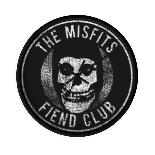 Discover Misfits Fiend Club Faded Wall Clocks