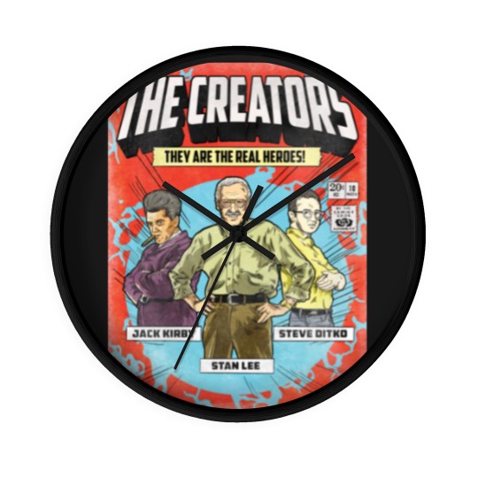 Discover The Creators - Stan Lee - Wall Clocks