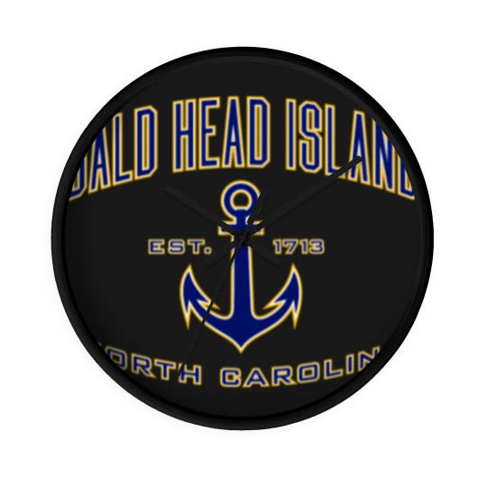 Discover Bald Head Island Nc For Women & Men Wall Clocks