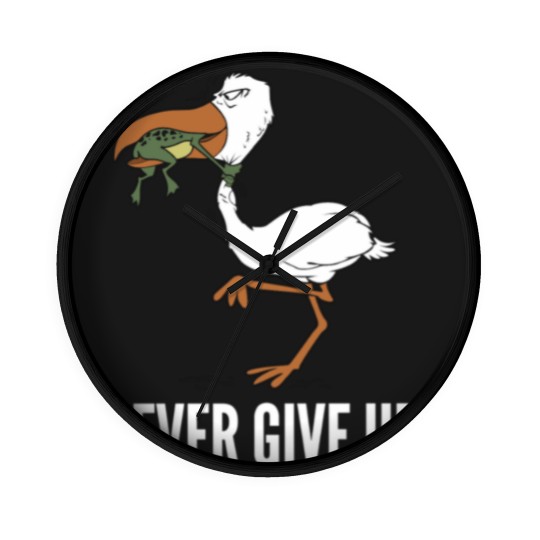 Discover Never Give Up Wall Clocks