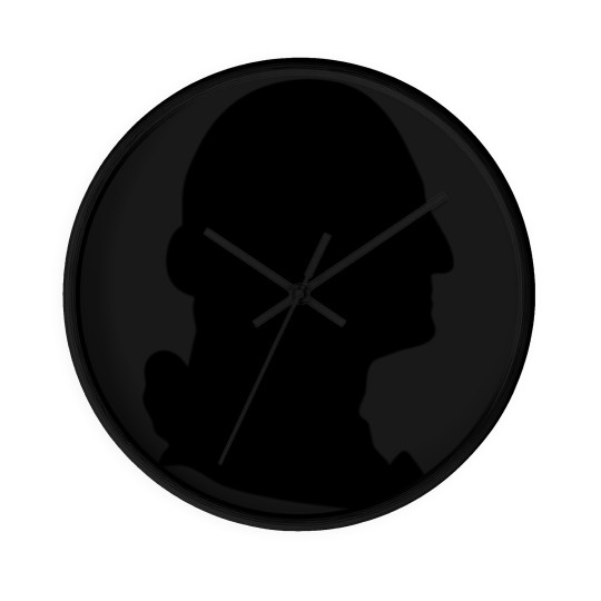 Discover George Washington silhouette Wall Clocks