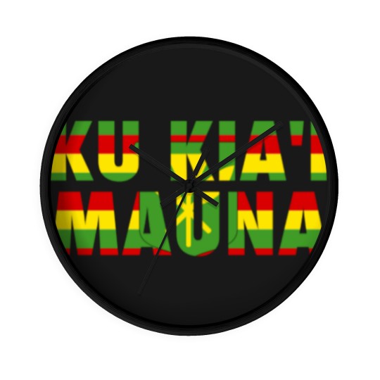 Discover Ku Kiai Mauna Wall Clocks Hawaiian We Are Mauna Kea