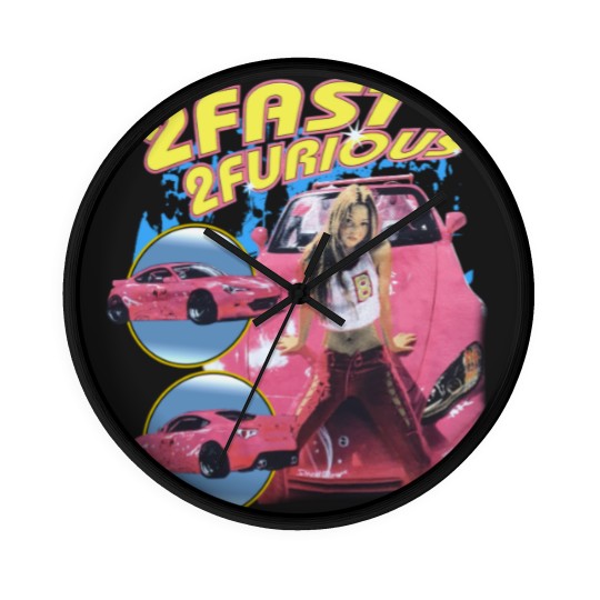 Discover Vintage Suki Fast and Furious , bootleg raptees 90s Wall Clocks