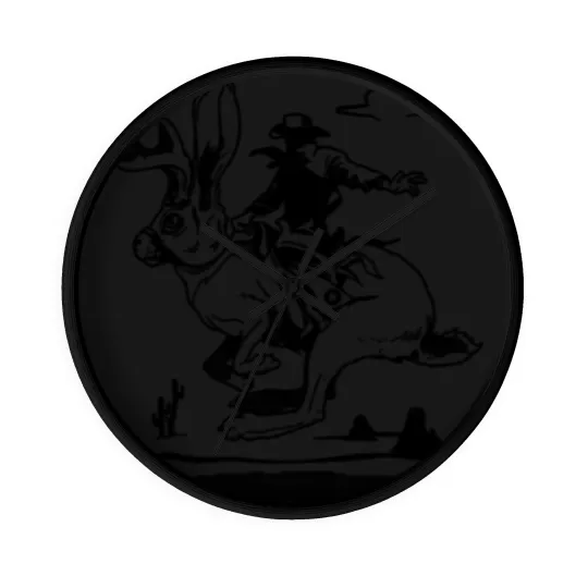 Discover Jackalope Bronco Wall Clocks
