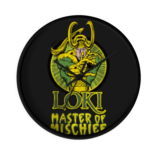 Discover Loki Master of Mischief Wall Clocks