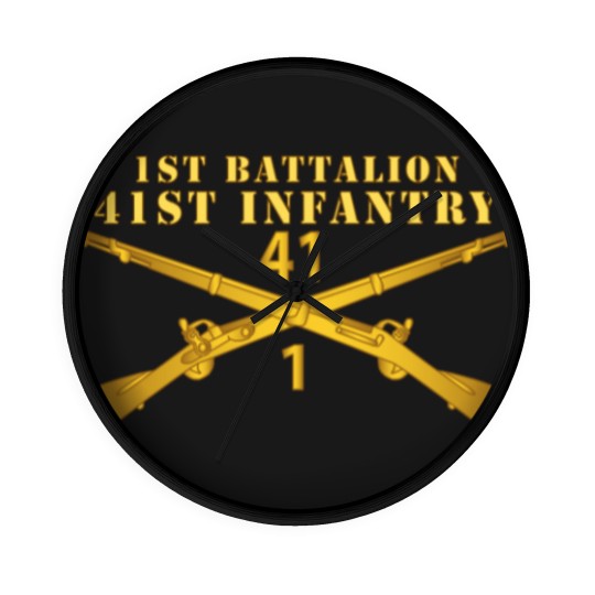 Discover Army 1st Bn 41st Infantry X 300 Hat Wall Clocks